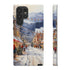 Bustling Victorian Christmas Market - Impact Resistant Phone Case Samsung Galaxy S22 Ultra Matte
